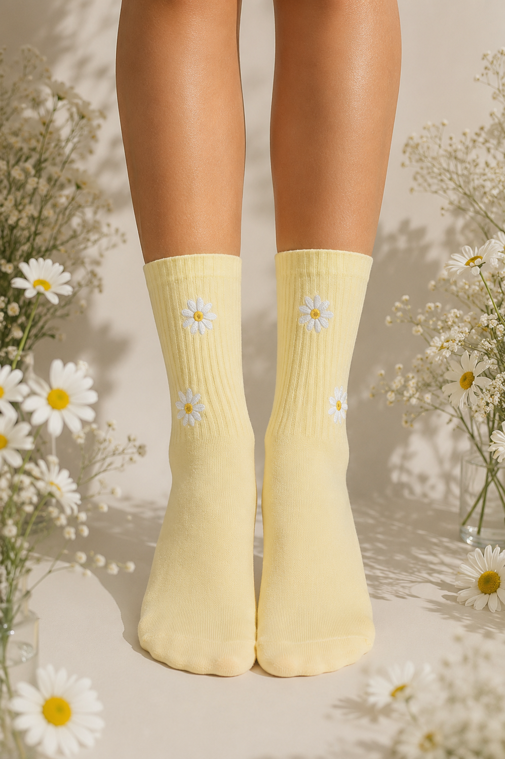 Daisy Grip Socks